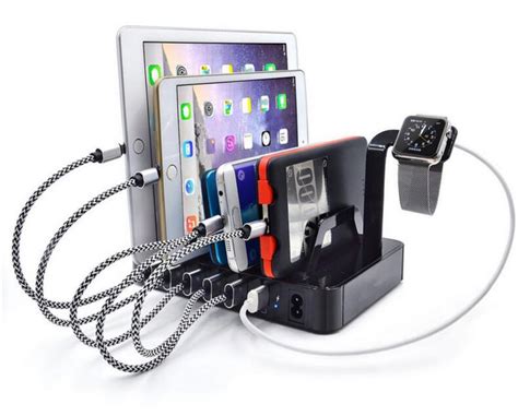 Multi Port Usb Phone Charger 6 Ports Fast Charging Station