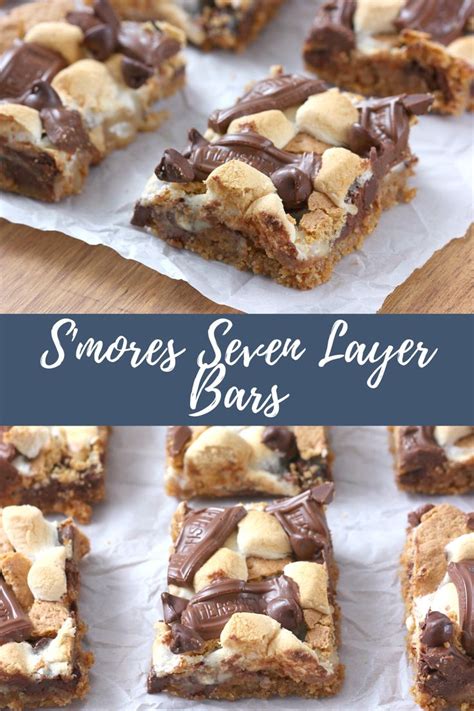 Basically these food holidays are just an excuse to eat pie. S'mores Seven Layer Bars in 2020 | Seven layer bars, Easy ...
