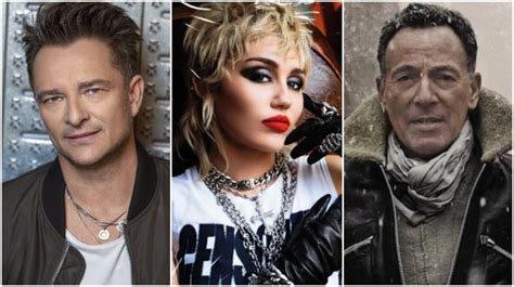 David Hallyday Miley Cyrus Bruce Springsteen Albums Au Banc D Essai