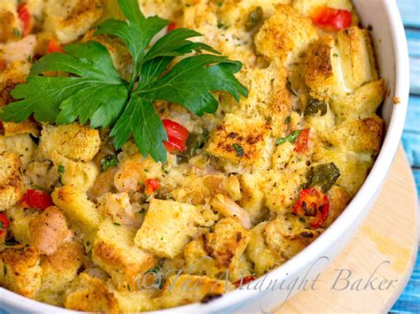 Drain and pour into baking dish. The Midnight Baker: Maryland Seafood Bake