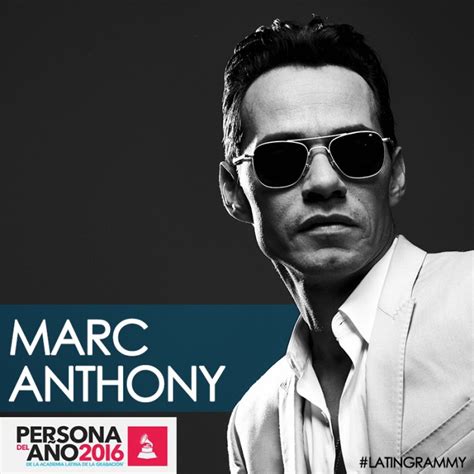 Marc Anthony Es Nombrado Persona Del AÑo 2016 De La Academia Latina De