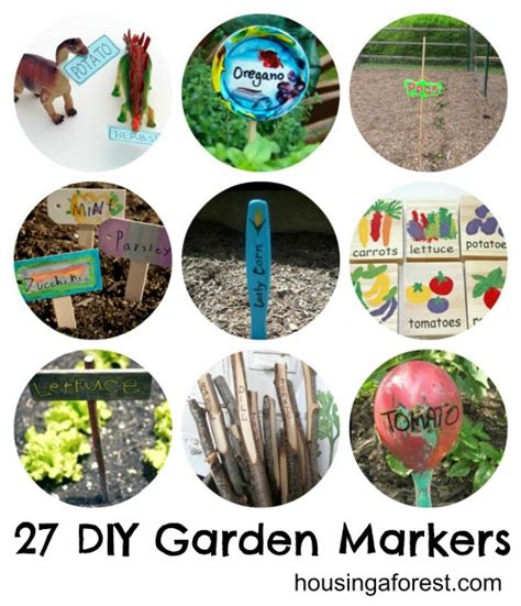 27 Diy Garden Markers Housing A Forest