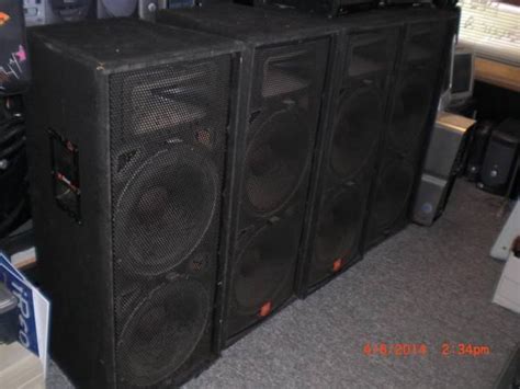 Liability in all events is limited to the purchase price paid. Passive JBL JRX-100 PA Speakers w/ Double 15" Subs and ...