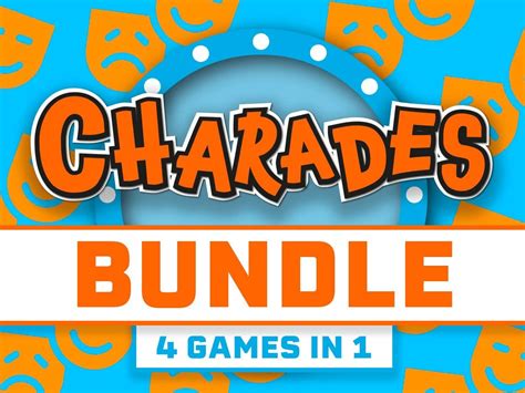 Charades Bundle Powerpoint Party Games Bundle Charades Etsy Uk