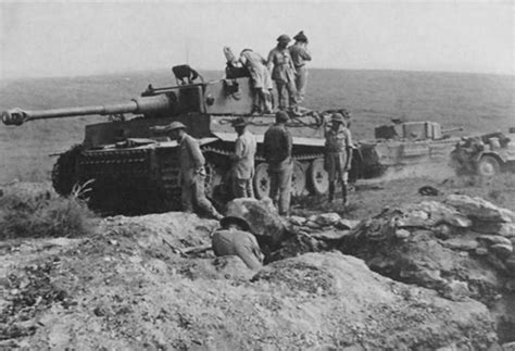 Captured Tiger I Number 131 Of Schwere Panzer Abteilung 504 Afrika