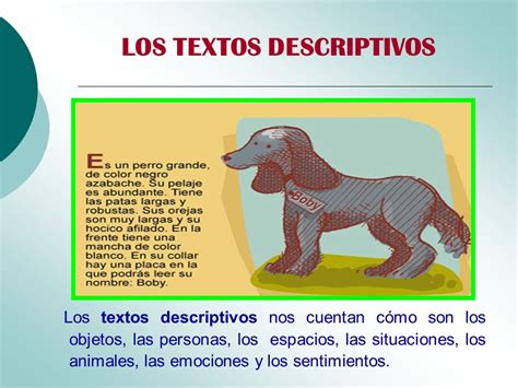 Que Es Un Texto Descriptivo Definicion Ejemplos Caracteristicas Images