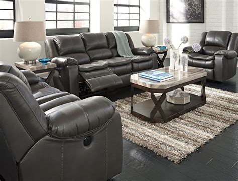 The accumulated sales quantity of this recliner sofa has reached to 100. Long Knight Gray Reclining Loveseat from Ashley (8890686 ...