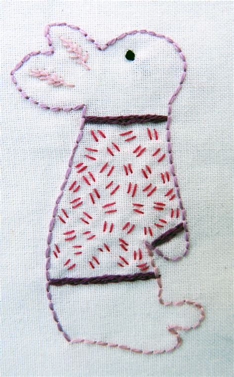 Hand Embroidery Pattern Rabbits Embroidery Pattern Pdf | Etsy UK ...
