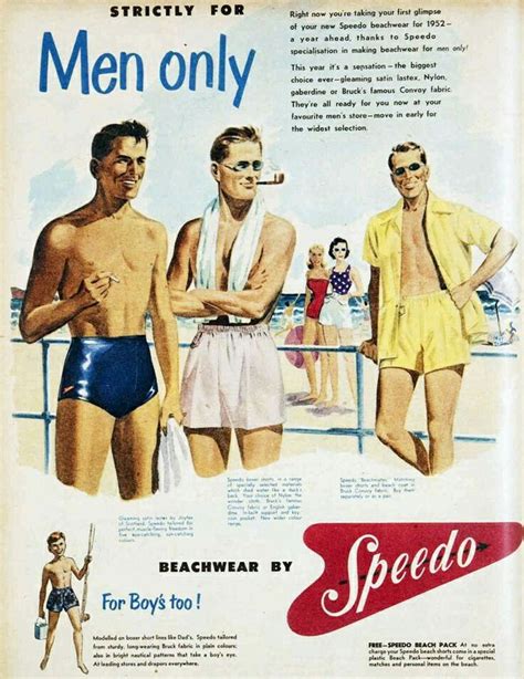 speedo ~ australia 1952 👙 latino men vintage swimwear vintage mens fashion