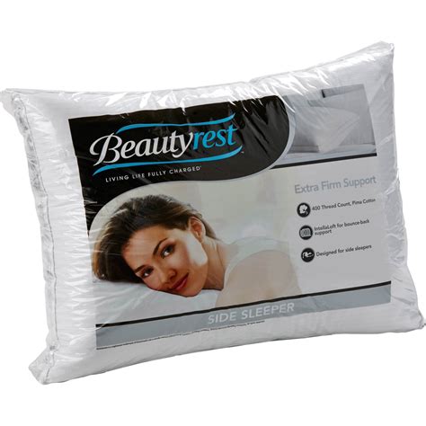 Beautyrest Extra Firm Density Side Sleeper Pillow Bed Pillows