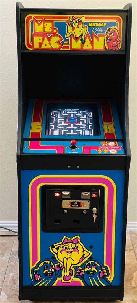1982 Ms Pac Man Arcade Machine Premier Auction