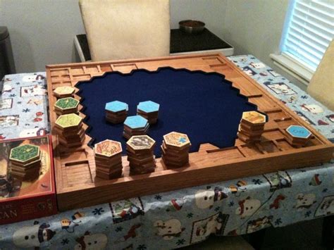 Personal Made Oak Catan Game Wooden Board Games Board Games Diy Catan