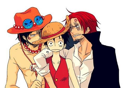 Portgas D Ace X Monkey D Luffy X Shanks Personajes De One Piece