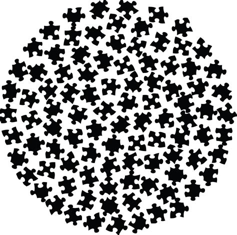 13+ active white mountain puzzles coupons, promo codes & deals for june 2021. Free Clipart Of A circle of jigsaw puzzle pieces