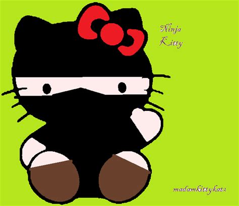 ninja kitty by madamkittykat2 on deviantart