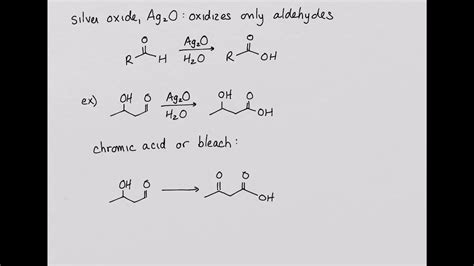 oxidation of aldehydes youtube