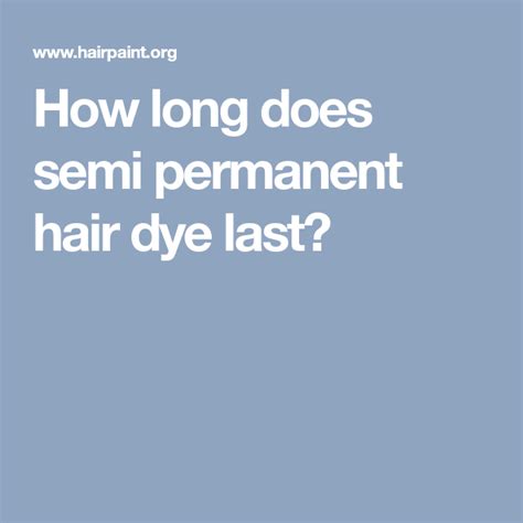 If you decided to take the leap and go for this sassy color the temperature of water you use to wash hair can play a huge role in how long your red hair dye will last. How long does semi permanent hair dye last? | Semi ...