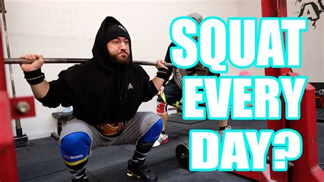Should You Squat Every Day Youtube