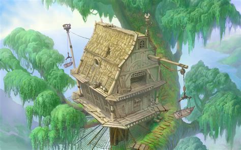 Treehouses Trees Kingdom Hearts Tarzan Video Games Wallpapers Hd