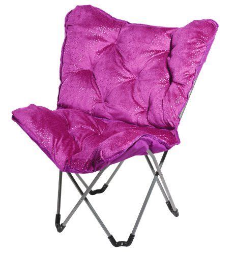 3c4g Sparkle Butterfly Chair Fuchsia 3c4g Dp