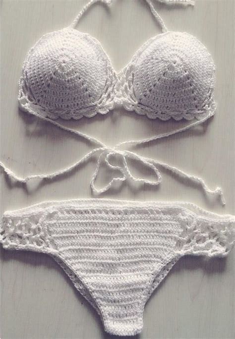 women crochet lace bralette knit bra boho beach bikini halter cami tank crop top ebay