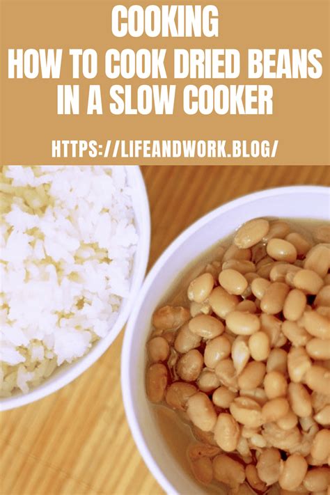 how to cook dried beans in a slow cooker