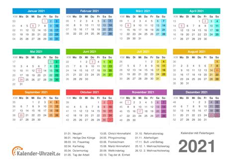 50 Kalenderwoche 2021 Template Calendar Design