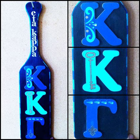 Kappa Kappa Gamma Paddle Diy Letters And Paddle From Michaels