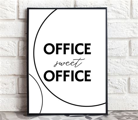 Office sweet office print, Office funny poster, Office Decor, Office ...