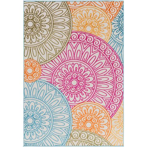 Nuloom Contemporary Floral Lisa Multi Indooroutdoor 8 Ft X 10 Ft