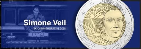 FRANCE 2 EURO Coin 2018 Commemorative Simone Veil 3 99 PicClick UK
