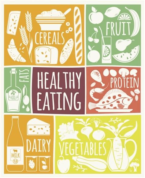 Free Vector Healthy Eating Illustration