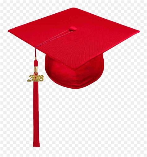 Red Graduation Hat Png Red Graduation Cap Png Image With Transparent