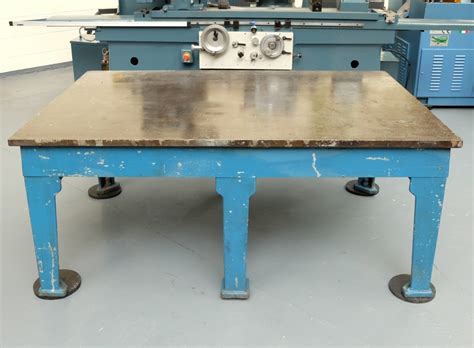 Cast Iron Surface Table On Steel Stand