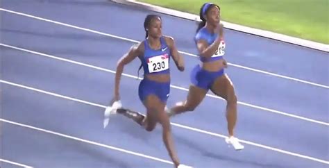 Elaine Thompson Beats Fraser Pryce To Become National 100m 200m Champion I Am A Jamaican