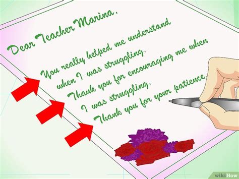Address the teacher by their proper name. 3 Modi per Scrivere un Biglietto di Ringraziamento a un ...