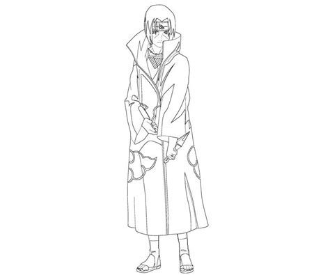 Itachi Uchiha 9 Coloring | Crafty Teenager