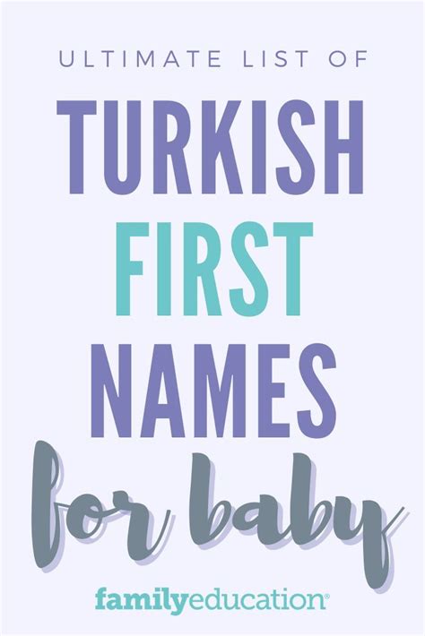 Turkish First Names First Names Unique Boy Names Traditional Baby Names