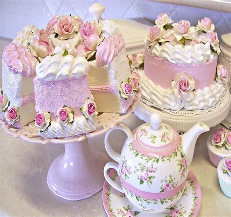 shabby chic cake shabby chic cakes pink tea party pink tea