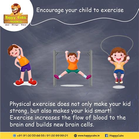 Exercise can be defined as 'a form of physical exercise done to improve health or fitness or both'. The importance of #Exercise to #Children #HappyCubs # ...