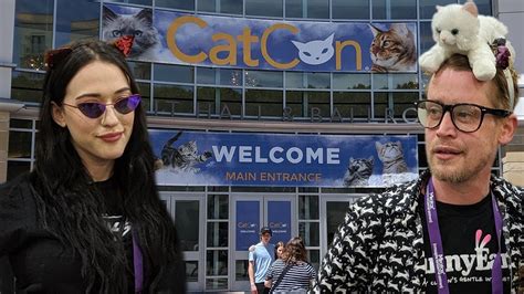 Macaulay Culkin Goes To Catcon 2019 With Kat Dennings Youtube