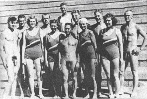 Vintage Nude Swim Coaches Telegraph