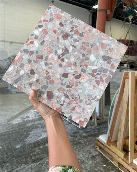 Terrazzo Tuesday Ft Quietude Large Pink Chip Terrazzo Available In