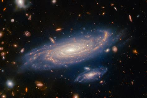 James Webb Space Telescope Captures Giant Spiral Galaxy Over 1 Billion