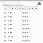 Kindergarten Math Worksheet Addition And Subtraction