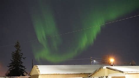 Northern Lights In Anchorage Alaska Youtube