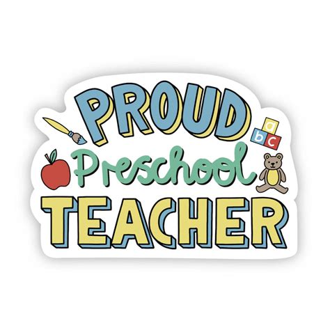 Proud Preschool Teacher Big Moods