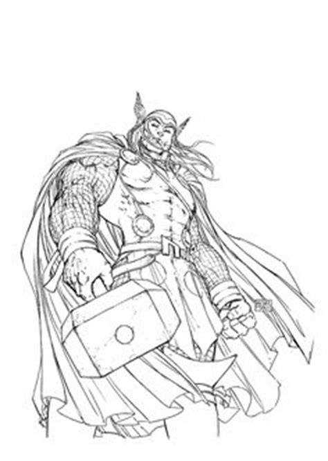 Thor 1 Cover By Michael Turner Comic Art Comic Book Artwork Comic