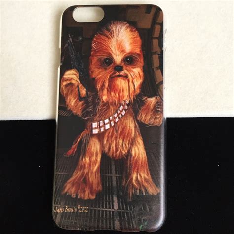 Star Wars Chewbacca Chewy Baby Apple Iphone 5c 6 6 Plus Back Hard Cover
