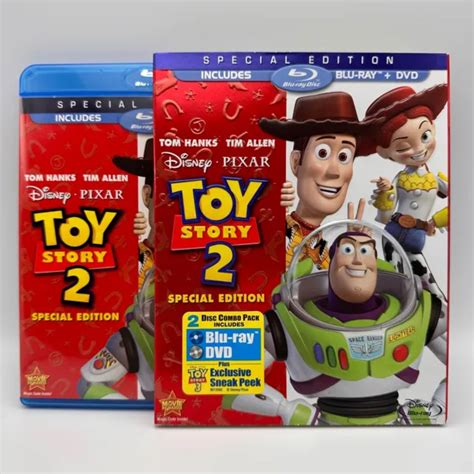 Toy Story 2 Blu Ray Dvd Disney Pixar W Slipcover Oop No Dmr 699